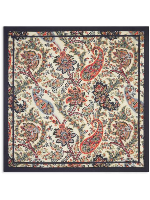 ETRO paisley-print silk scarf Women