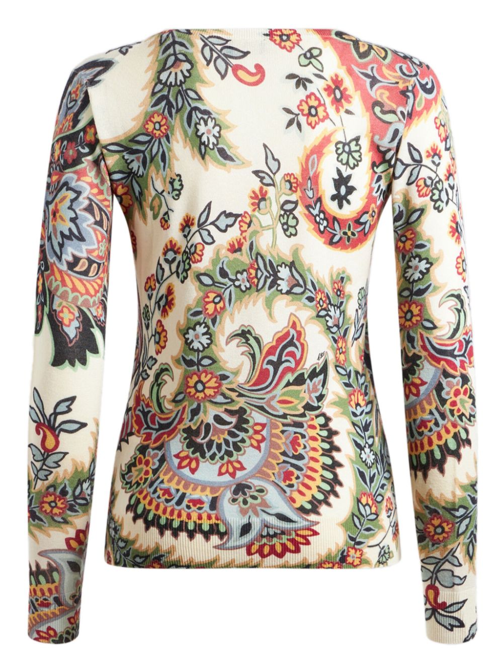 ETRO paisley-print knitted top Women