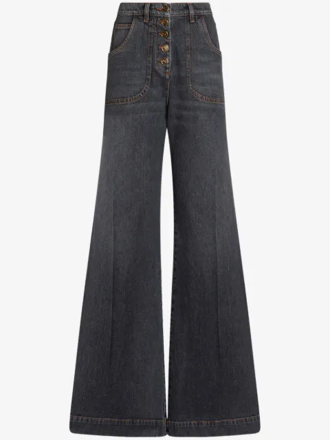 ETRO Weite Schlagjeans