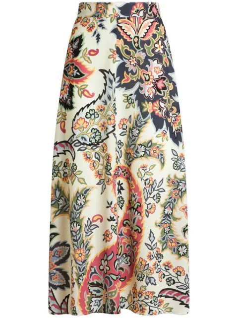 ETRO Midirock mit Paisley-Print