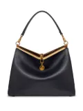 ETRO large Vela leather shoulder bag - Blue