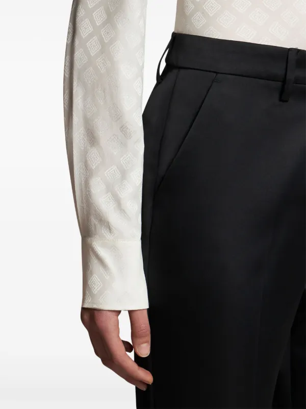 ETRO Duchess Cigarette Trousers | Black | FARFETCH