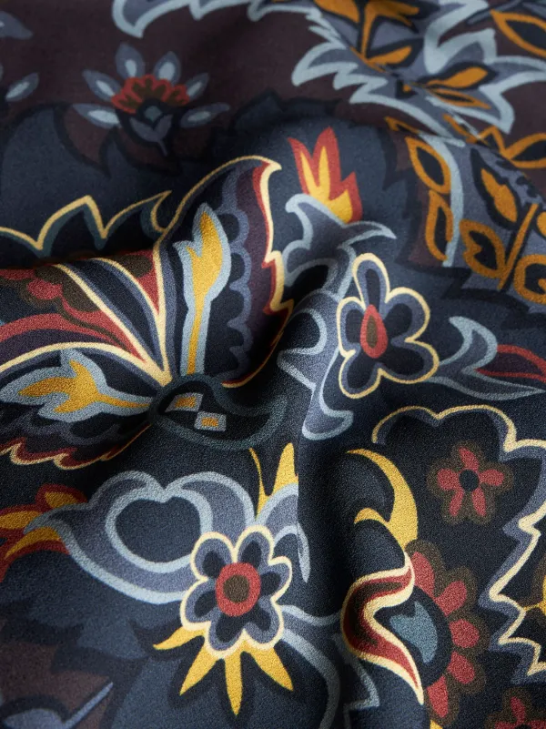 【送料&関税込】Etro Dress ETRO Paisley Print Tunic Dress | Black | FARFETCH