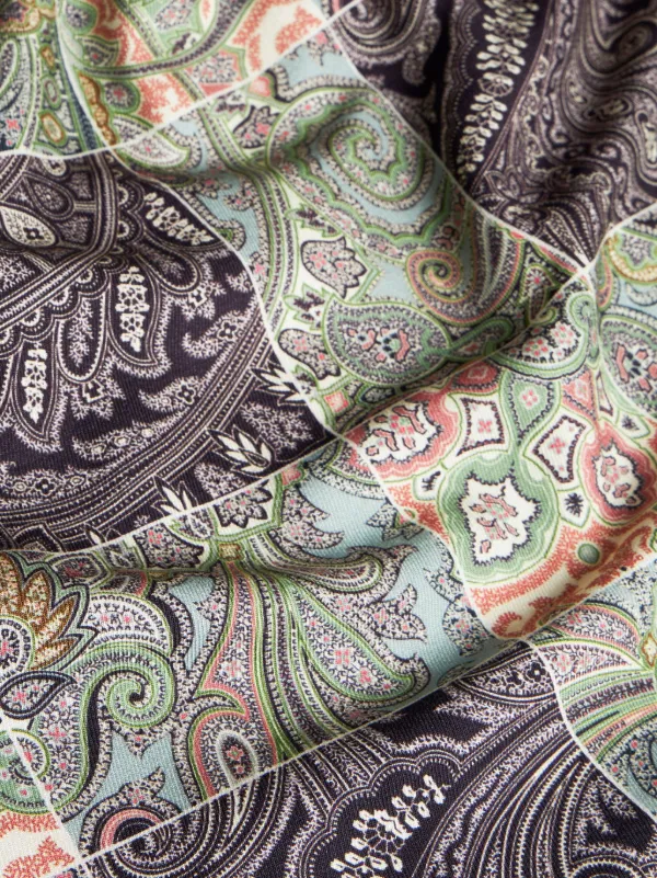 ETRO チェック ワンピース | グリーン | FARFETCH JP