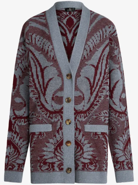 ETRO Cardigan a fiori jacquard