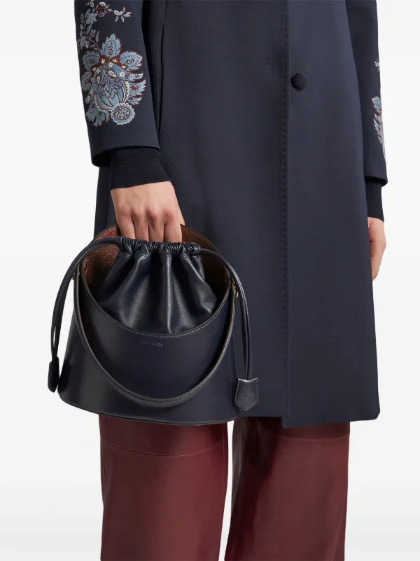 ETRO Medium Saturno Bucket Bag | Blue | FARFETCH