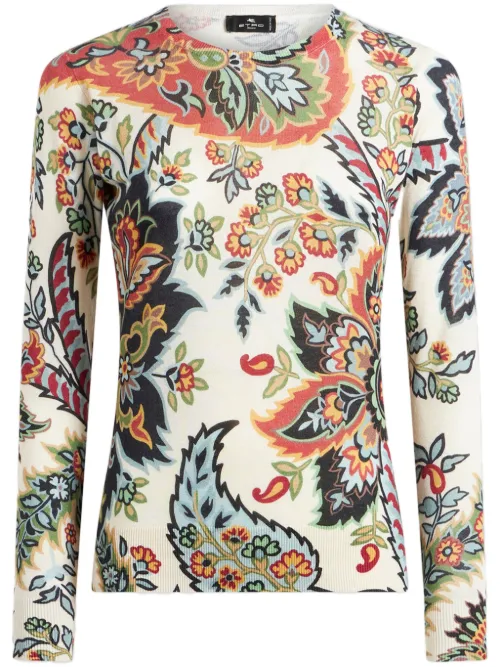 Pull à motif cachemire - ETRO - Modalova