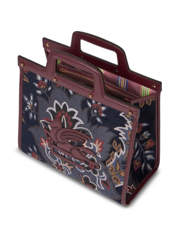 ショルダーバッグ Etro MP1D0001AR208B0065 SHOPPING LOVE TROTTER Bag ETRO Medium Jacquard Love Trotter Bag | Red | FARFETCH GE