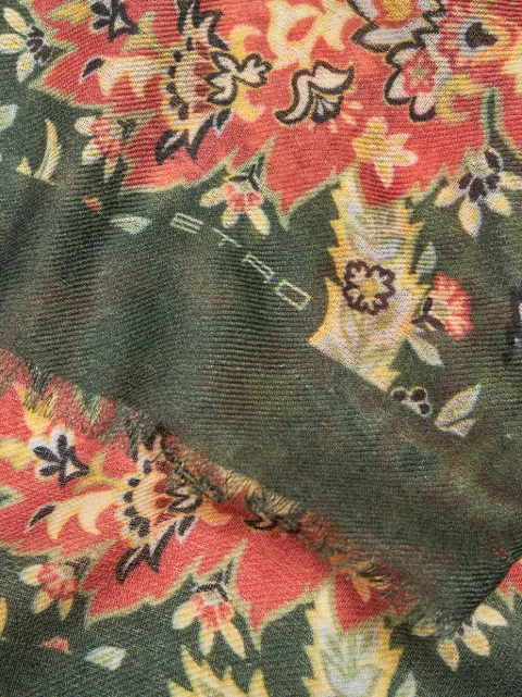 ETRO paisley-print fringed scarf WATA0005AV449 - 1