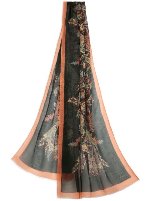 ETRO paisley-print silk scarf Women