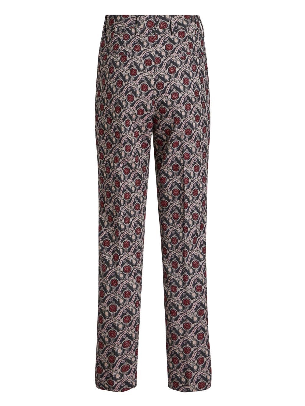 ETRO jacquard cigarette trousers Women