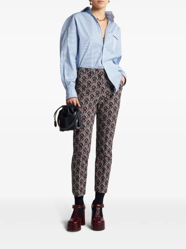【ETRO】ジャカード レース シガレット パンツ ジャカード レース シガレットパンツ | エトロ
