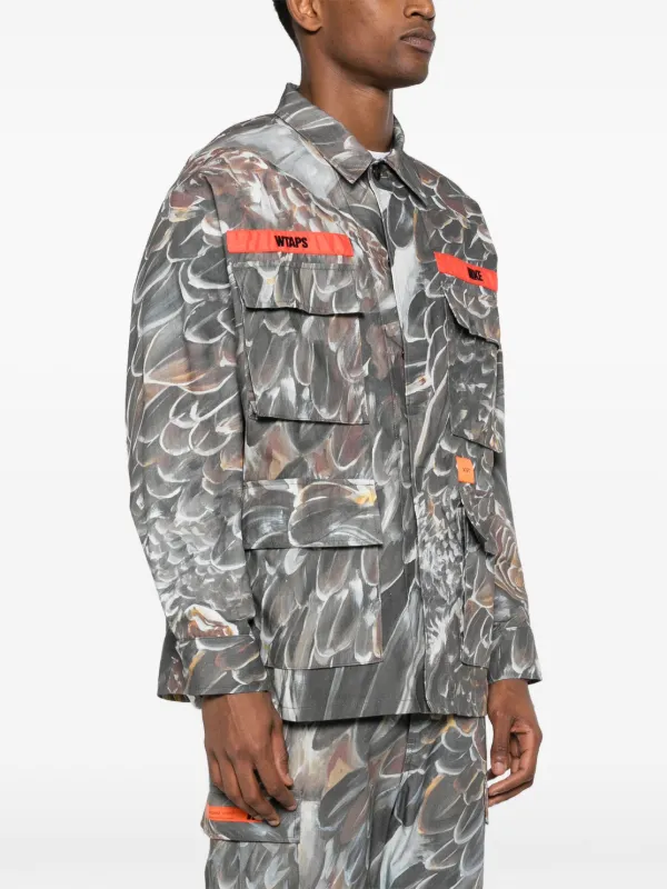 WTAPS カモフラージュ ジャケット | グレー | FARFETCH JP