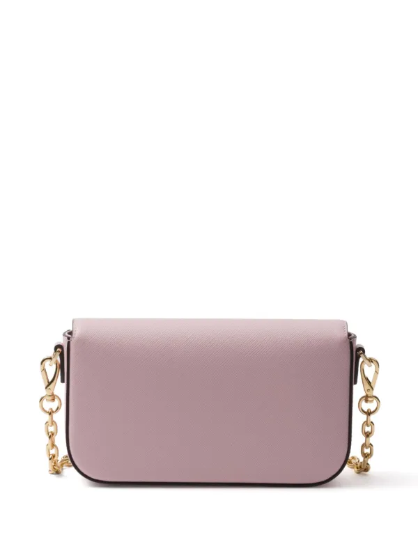 PRADA 紫 レザー ショルダーバッグ Prada サフィアーノレザー