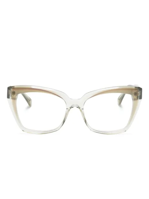 Cazal transparent cat-eye glasses
