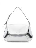 Amina Muaddi patent leather tote bag - Silver