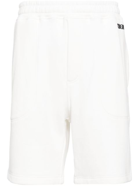 Zegna logo-embroidered jersey track shorts