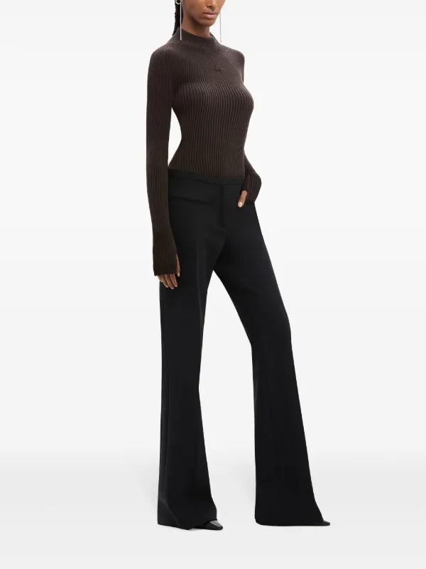 【関税込み】Courreges ボディスーツ Courrèges チェック ボディスーツ | ブラック | FARFETCH JP