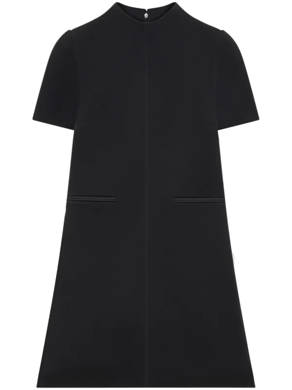 【関税&送料込】Courreges Black Twill Dress Courreges Twill Dress in Black | Lyst