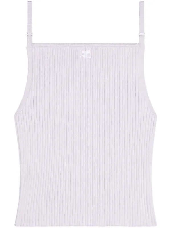 【courreges】フランスブランド　 ロゴデザイン　バイカラートップス courreges】フランスブランド ロゴデザイン バイカラートップス