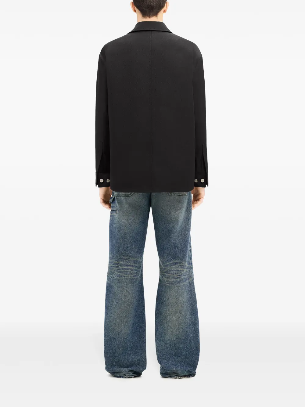 Courrèges Oversized overhemd Zwart
