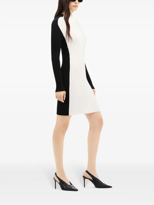 Courrèges リブニット ミニドレス | ブラック | FARFETCH JP Courrèges リブニット ミニドレス | ブラック | FARFETCH JP