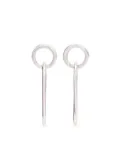 Courrèges Holy Union dangle earrings - Silver