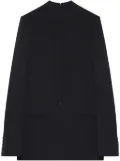 Courrèges front-zipped cut-out mini dress - Black