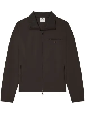 Courrèges snap-button Shirt Jacket | Brown | FARFETCH CA