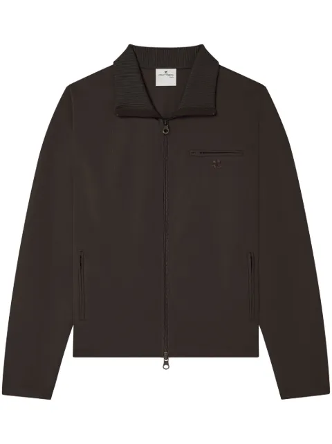 Courrèges logo-embroidered jersey jacket