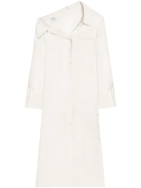 Courrèges modular crepe shirt dress