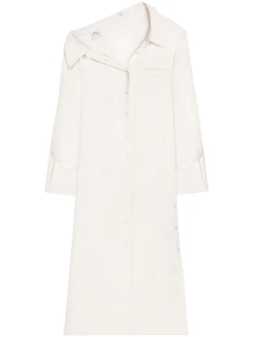 Robe-chemise en crêpe - Courrèges - Modalova