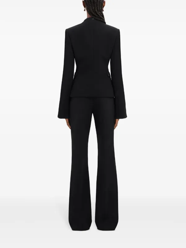 洗練された【COURREGES】ヘリテージクレープ ジャケット 24SS Courrèges Heritage クレープジャケット | ブラック | FARFETCH JP
