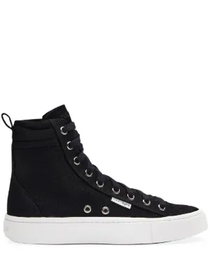 Maison Margiela Tabi ハイカット スニーカー | ブラック | FARFETCH JP