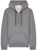 Courrèges zipped fleece hoodie - Grey