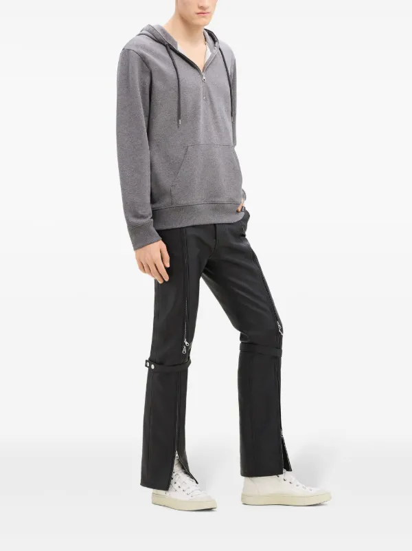 courrèges クレージュ　グレー パーカー Courrèges ジップ フリースパーカー | グレー | FARFETCH JP