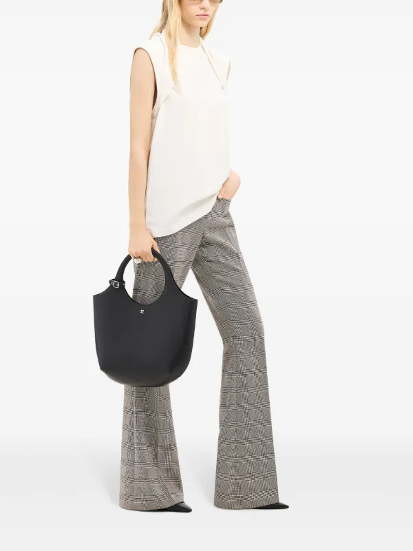 【関税込み】Courreges ブラック Holy レザー バッグ Courrèges Holy レザーバッグ | ブラック | FARFETCH JP