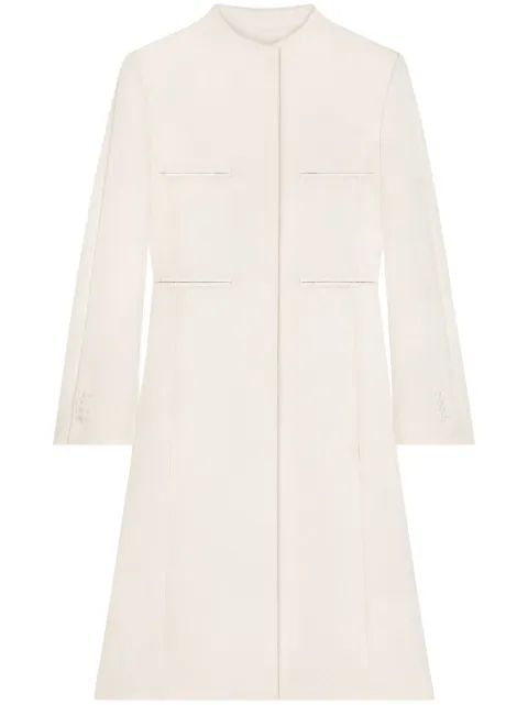 Courrèges Heritage logo-appliqué coat