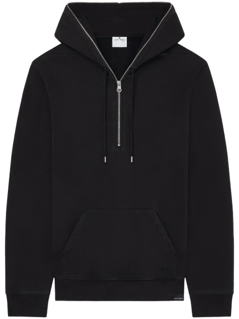 Courrèges zipped fleece hoodie 