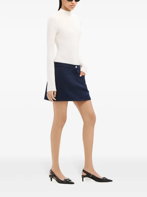 courreges ロゴミニスカート Courreges クレージュ ミニスカート REEDITION VINYL