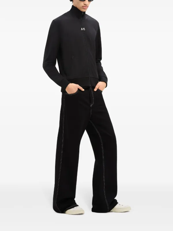 ✴︎まもなく終了☑️✴︎新品★Courrèges アップリケ ロゴ ジャケット Courrèges ロゴ ジャケット | ブラック | FARFETCH JP