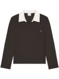 Courrèges cotton blend polo shirt - Brown