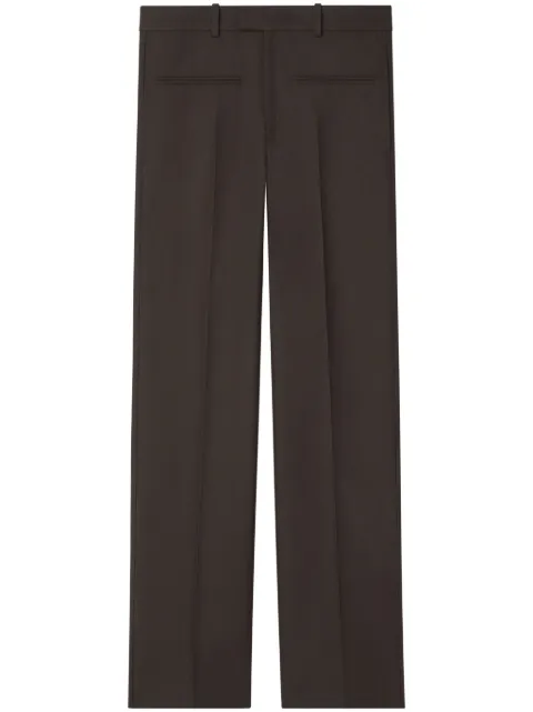 Courrèges twill-weave straight-leg trousers