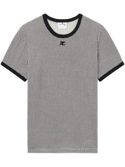 Courrèges playera con motivo pied de poule