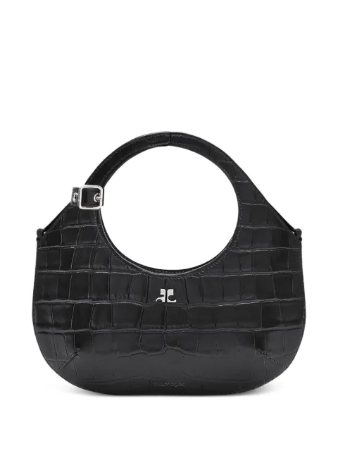 Courrèges mini Holy crocodile-effect tote bag