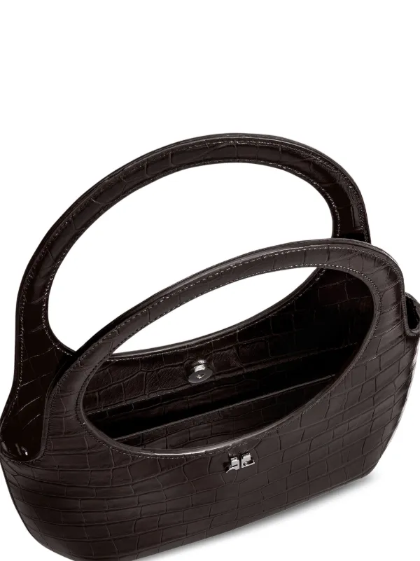 Courrèges Holy crocodile-effect Tote Bag | Brown | FARFETCH