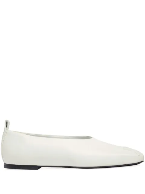 Courrèges minimal leather loafers