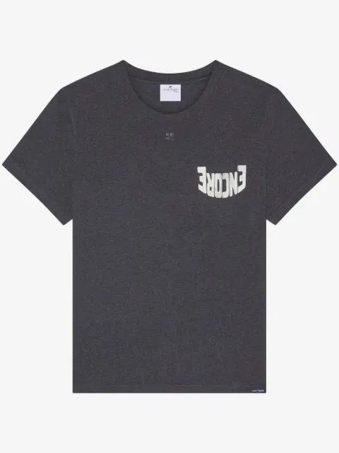 Courrèges Encore short-sleeved cotton T-shirt 