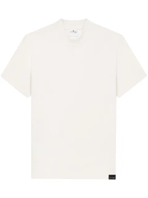 Courrèges Volcano logo-appliqué cotton T-shirt 
