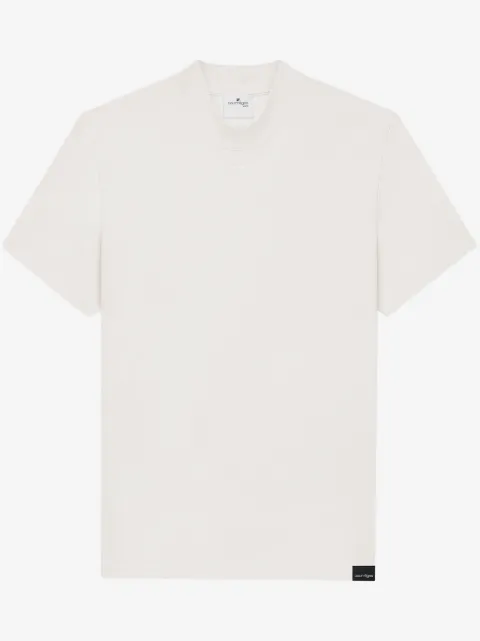Courrèges Volcano logo-appliqué cotton T-shirt 